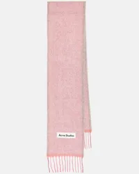 Acne Studios Sciarpa Vally Solid in misto alpaca Rosa