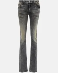 Blumarine Jeans skinny a vita bassa Grigio