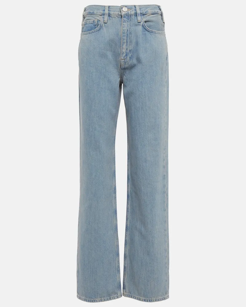 Frame Denim Jeans Le Jane regular a vita alta Blu