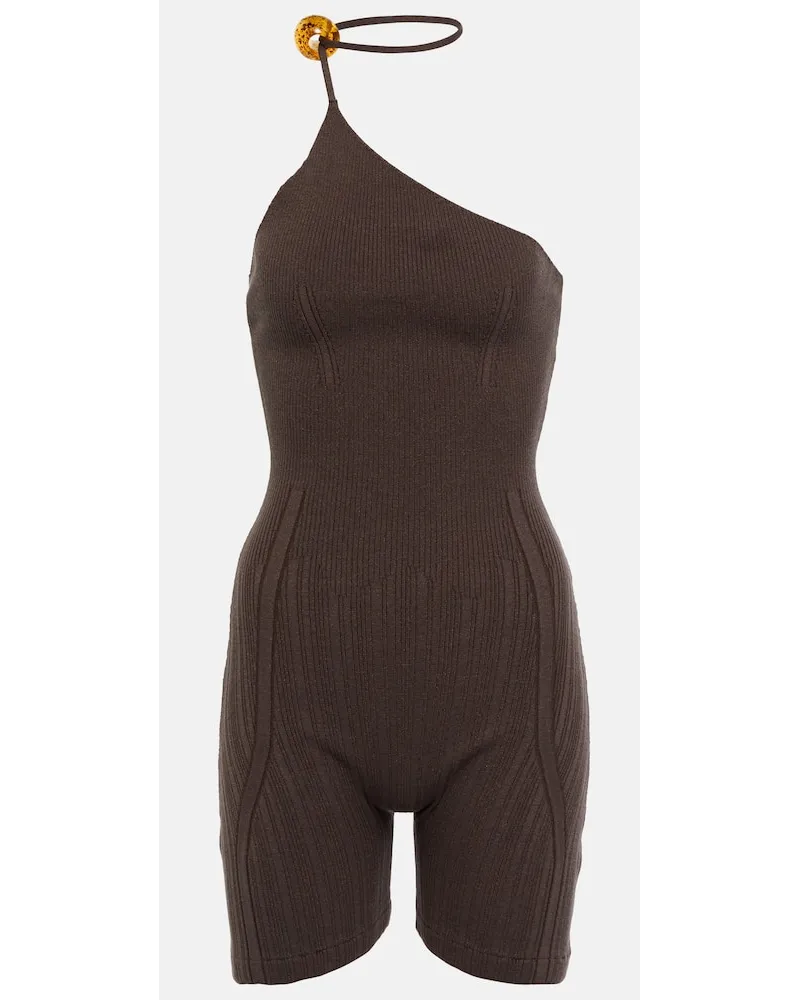 Jacquemus Jumpsuit Perola Marrone