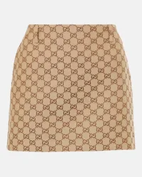 Gucci Minigonna GG Canvas Beige