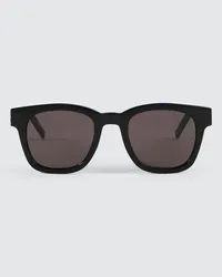 Saint Laurent Occhiali da sole squadrati SL M124 Nero