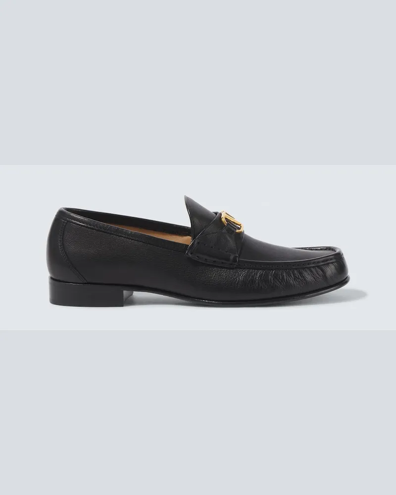 Valentino Garavani Mocassini VLogo Signature in pelle Nero