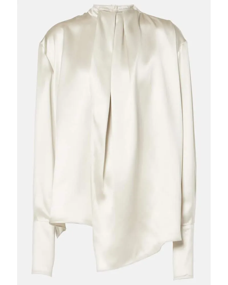 Magda Butrym Blusa in seta Bianco