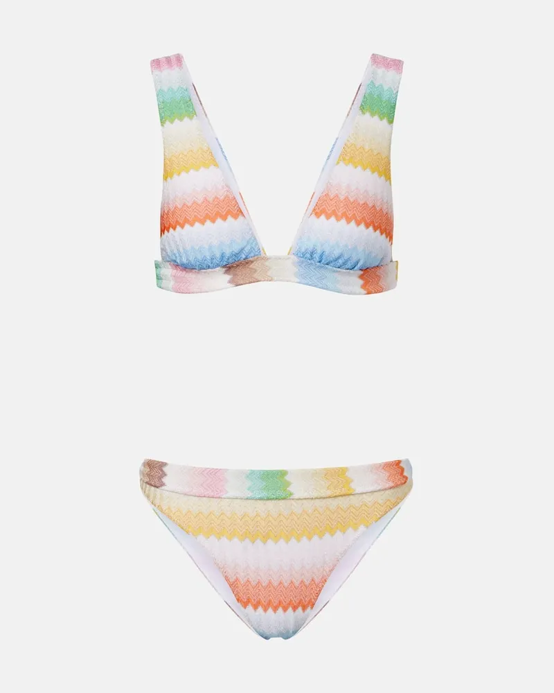 Missoni Bikini con lamÃ© a zig-zag Multicolore