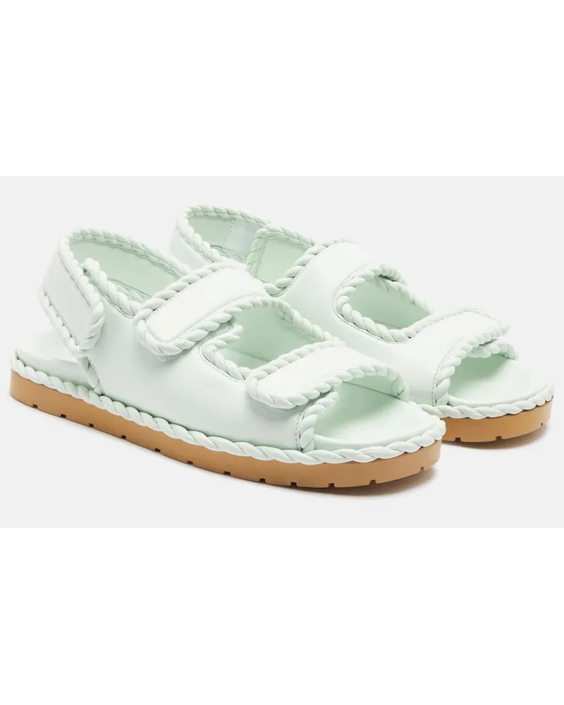 Bottega Veneta Sandali Jack in pelle Verde