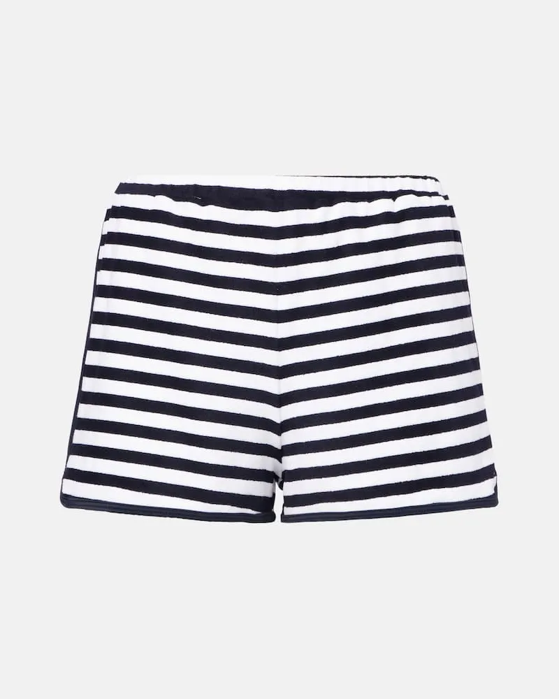 JADE SWIM Shorts in spugna a righe Blu