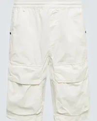 C.P. Company Shorts cargo in jersey di misto cotone Bianco