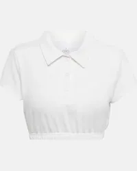 alo Top cropped Prestige Polo Bianco