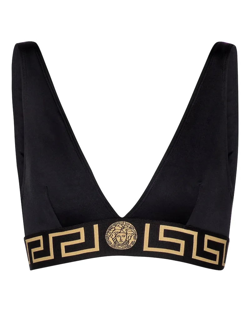 Versace Top bikini Nero