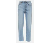 Jeans regular 70s Stove Pipe a vita alta