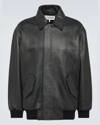 Loewe Bomber in pelle Nero