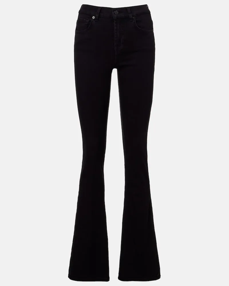 7 for all mankind Jeans bootcut a vita media Nero