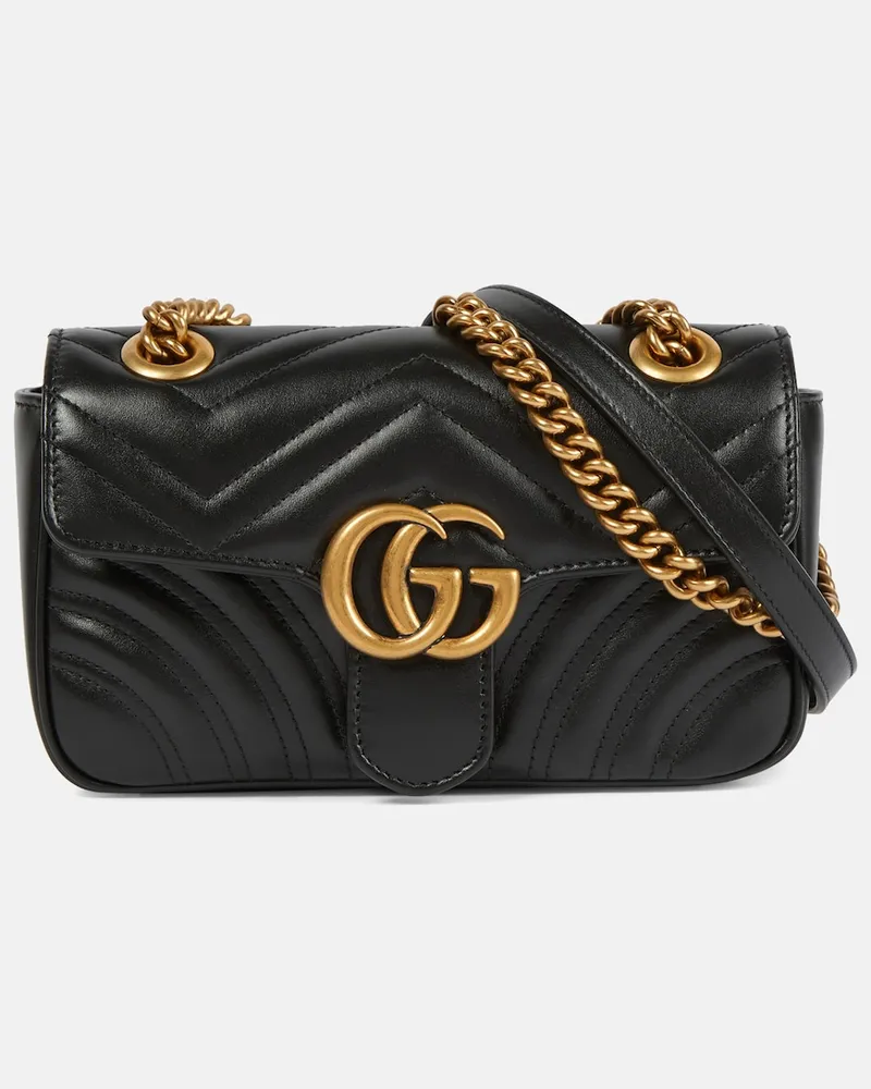Gucci Borsa GG Marmont Mini in pelle matelassÃ Nero