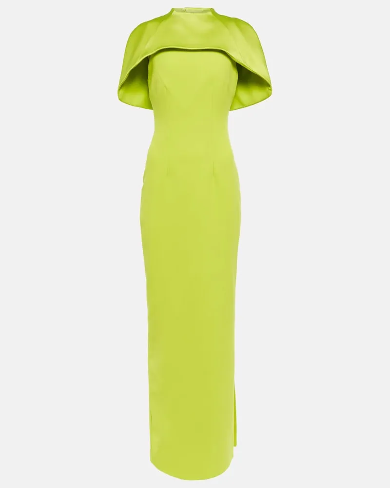 Safiyaa Abito lungo Kalika in crÃªpe Verde