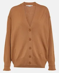 Stella McCartney Cardigan in lana Marrone