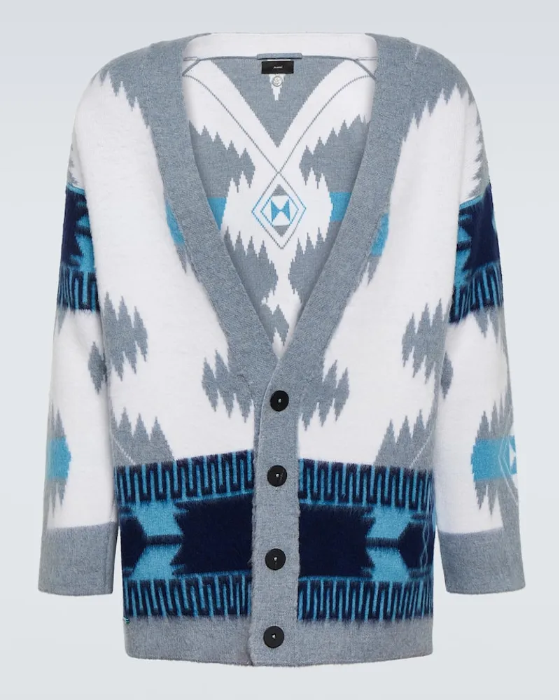 Alanui Cardigan Icon in lana vergine Multicolore