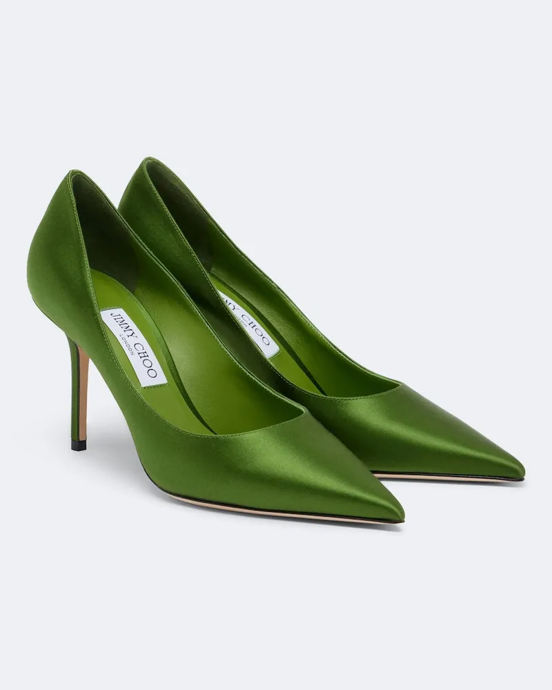 Jimmy Choo Pumps Love in satin Verde