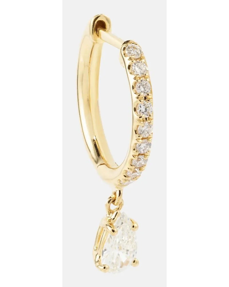 ANITA KO Orecchino singolo in oro 18kt con diamanti Oro