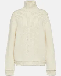 Tom Ford Pullover in misto lana e alpaca Bianco