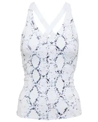 Varley Tank top Chapman con stampa Bianco