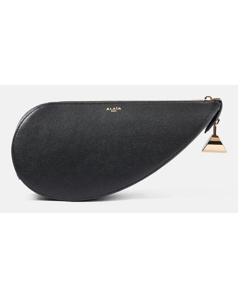 Alaïa AlaÃ¯a Clutch Le Demi CÅur in pelle Nero