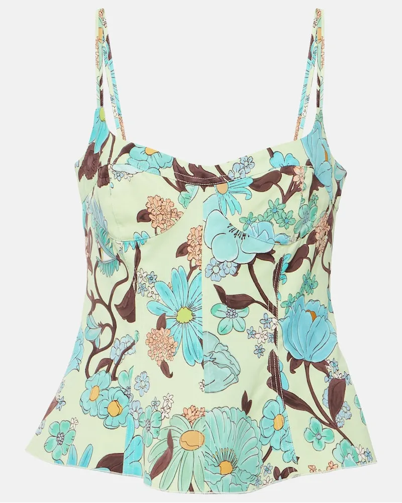 Stella McCartney Top con stampa Multicolore