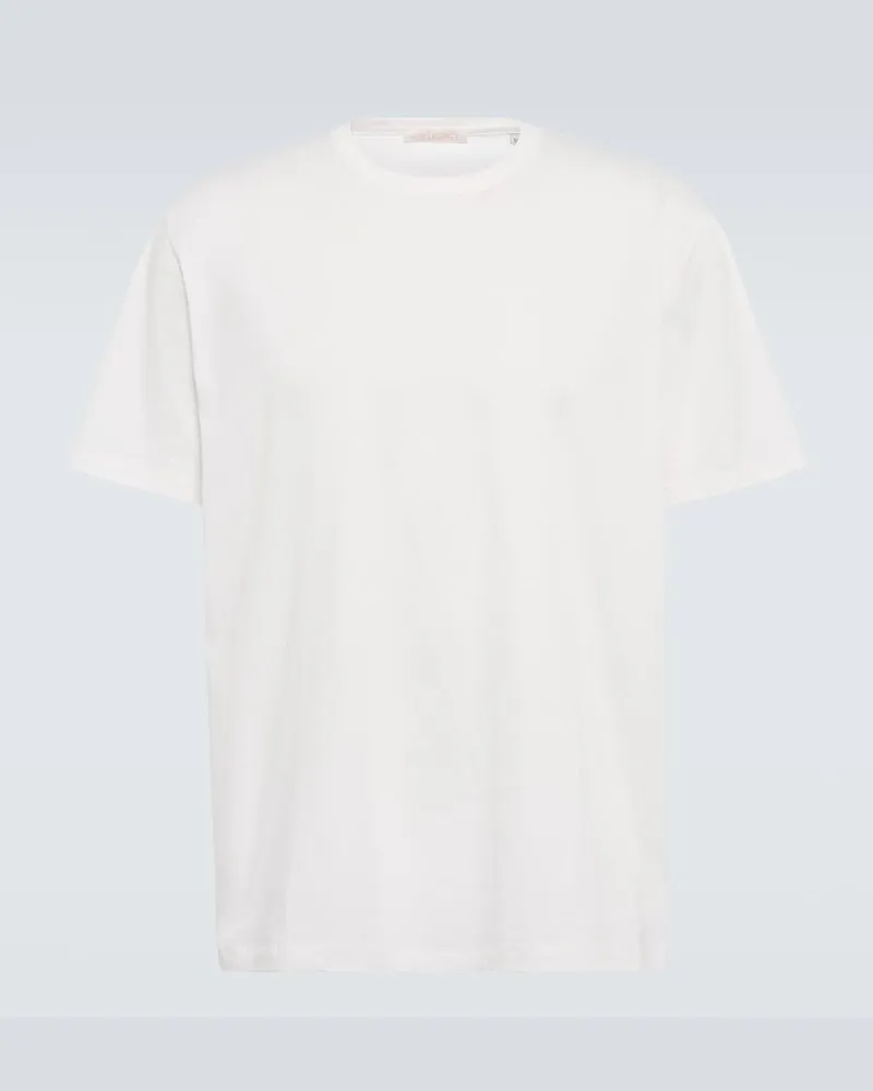 Our Legacy T-shirt New Box in jersey di cotone Bianco