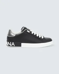 Dolce & Gabbana Sneakers Portofino in pelle Nero