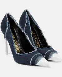 Tom Ford Pumps in denim Blu