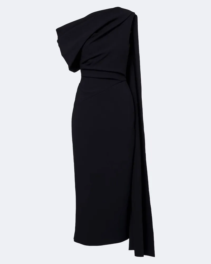 Roksanda Ilincic Abito midi Maite in crêpe Blu