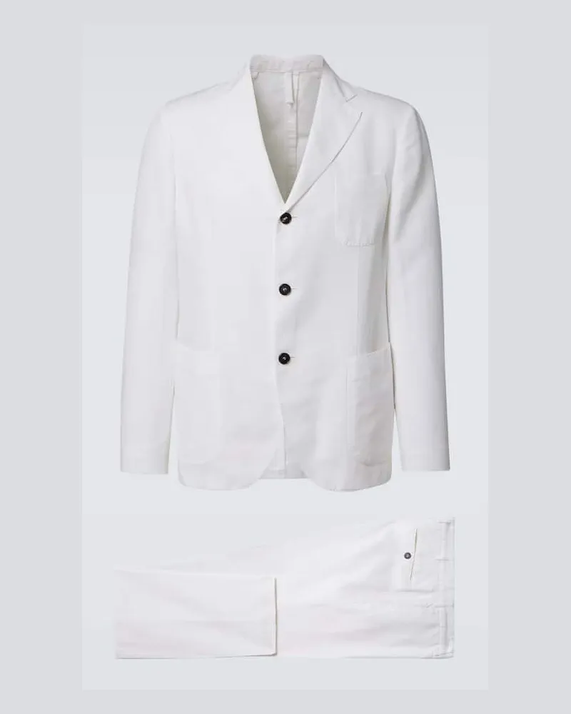 Slowear Abito in lino e cotone Bianco