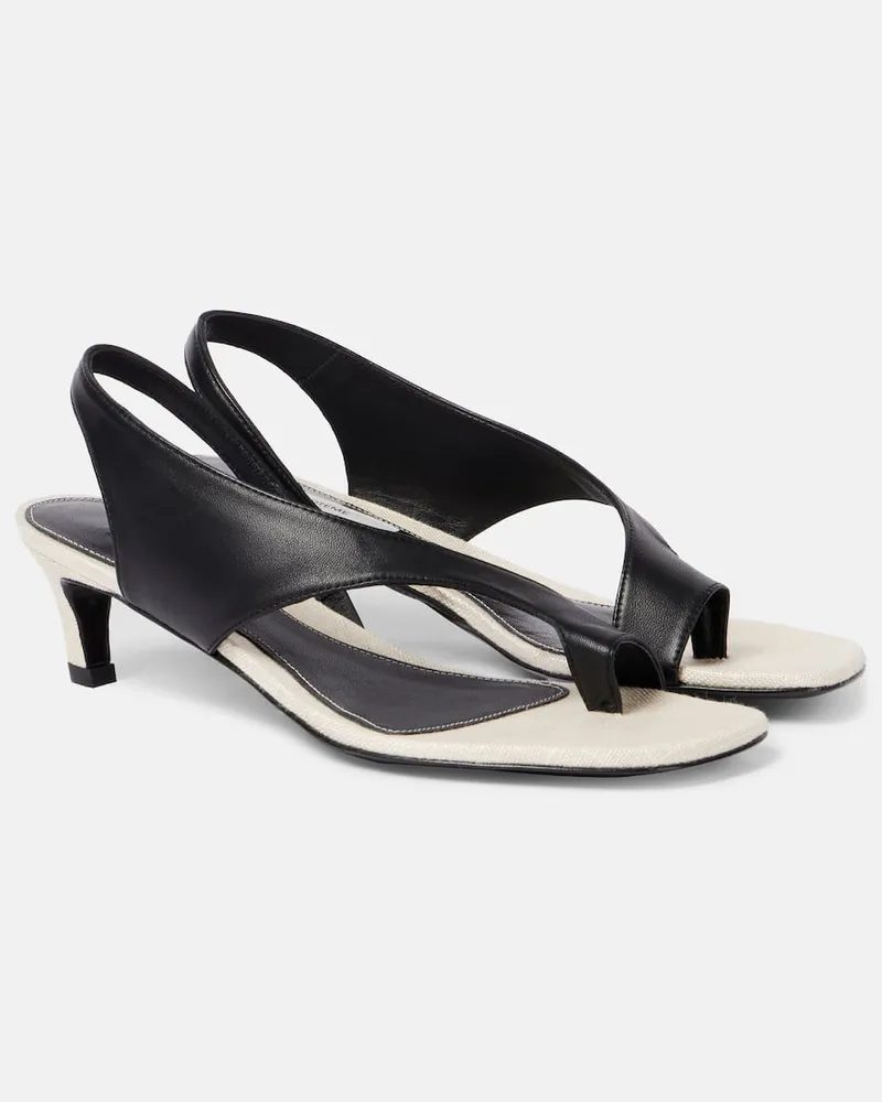 Totême Sandali infradito 40 in pelle Nero