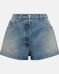 Prada Shorts di jeans Blu