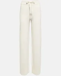 Valentino Garavani Pantaloni sportivi in cashmere Beige