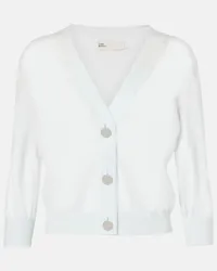 Tory Burch Cardigan in cotone Blu