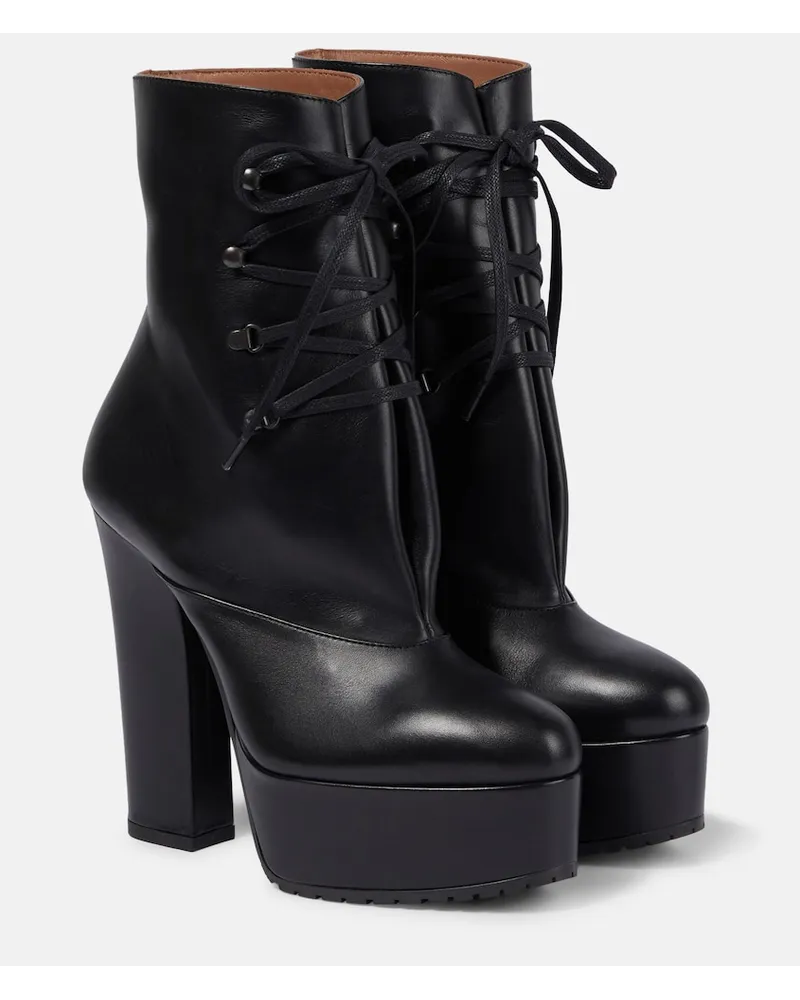 Alaïa AlaÃ¯a Stivaletti Trekk 135 in pelle Nero