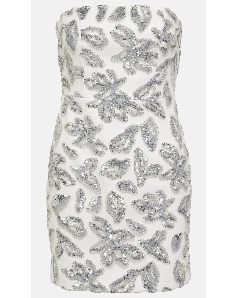 Rebecca Vallance Miniabito Suki con paillettes Argento