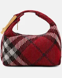 Burberry Borsa da viaggio Peg Small in jacquard Rosso