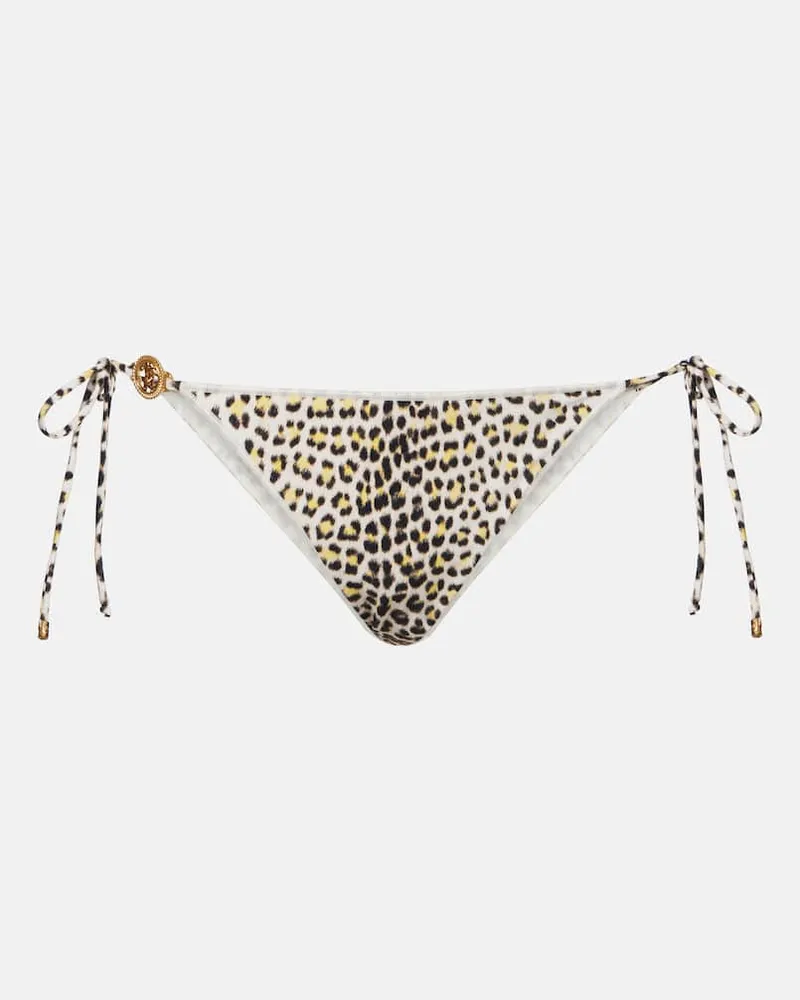 Roberto Cavalli Slip bikini con stampa Nero