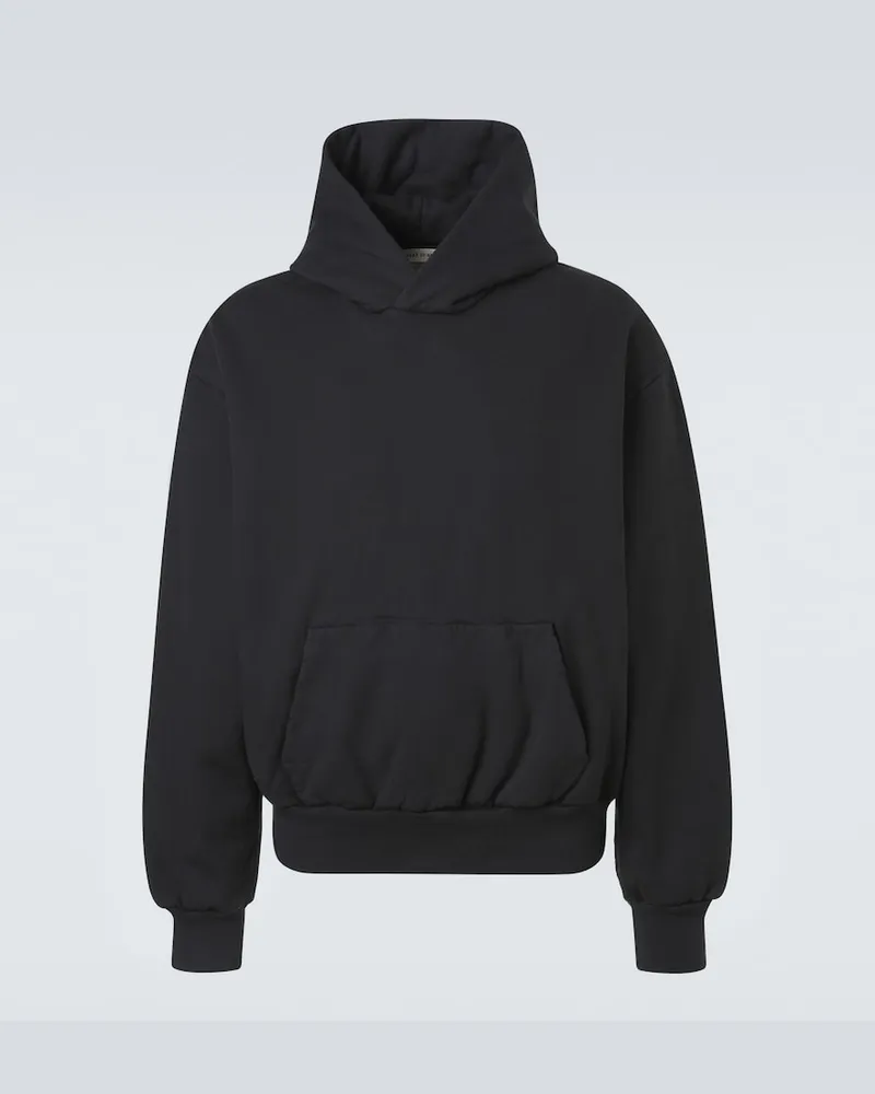 Fear of God Felpa con cappuccio in jersey di cotone Nero