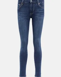 Adriano Goldschmied Jeans skinny Legging Ankle a vita media Blu