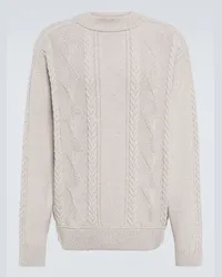 Loro Piana Pullover in lana vergine Bianco