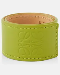 Loewe Paula's Ibiza - Bracciale Small Anagram in pelle Giallo