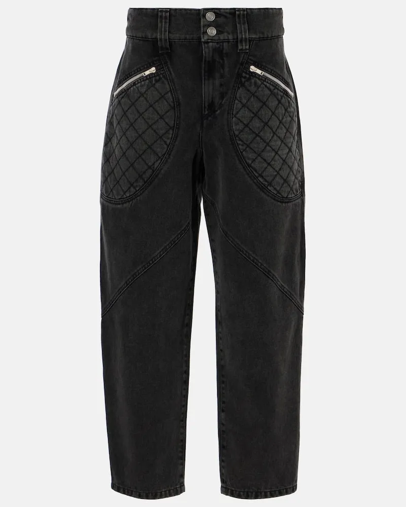 Isabel Marant Jeans tapered Catarina Nero