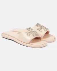 Tory Burch Sandali Double T in pelle Rosa