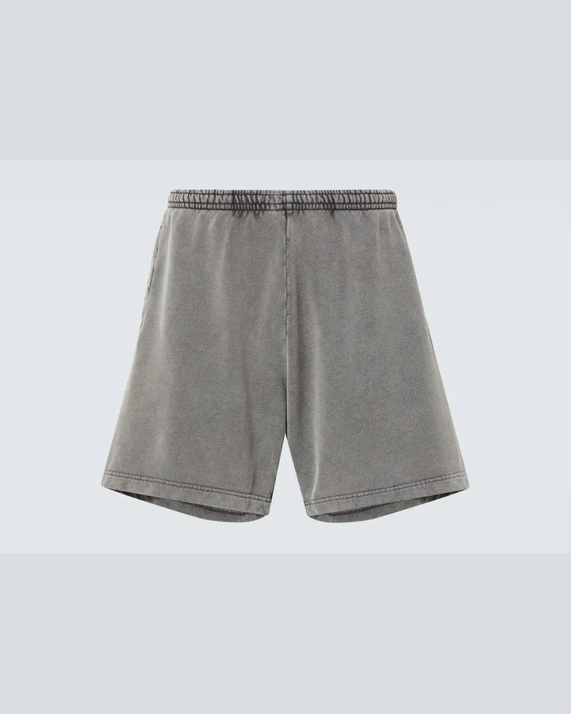 Acne Studios Shorts in jersey di cotone Grigio