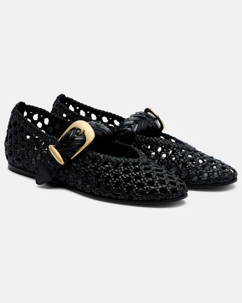 Zimmermann Ballerine Mary Jane Alchemy in pelle Nero