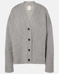 Jardin des Orangers Cardigan in lana e cashmere Grigio