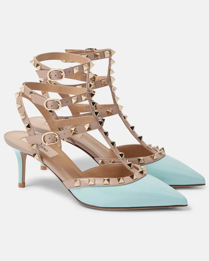Valentino Garavani Pumps Rockstud Classic 65 in vernice Blu
